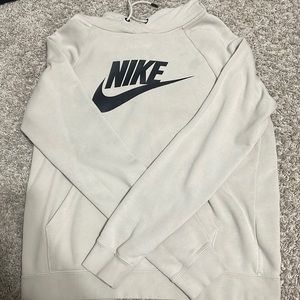 beige nike hoodie
